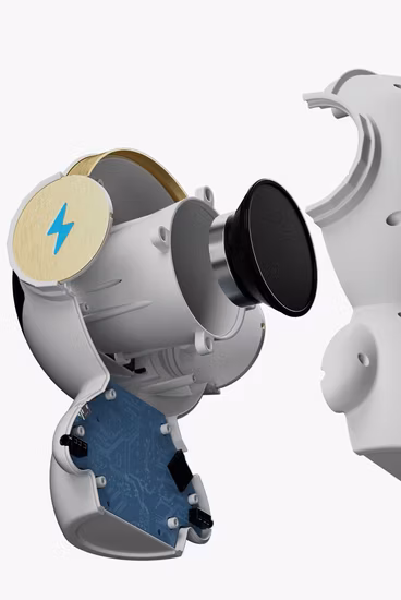 Tw M100 Robô Smart Karaokê Alto-falante Bluetooth Ai Intercomunicador de Voz com Microfone