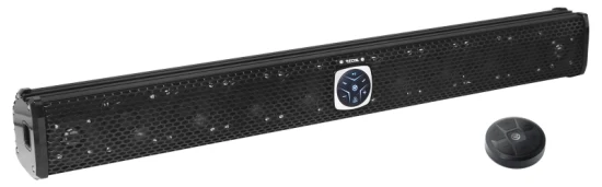 Alto-falantes Edge Psb11 All in One Amplificado Powersports Soundbar com controle remoto de 34 polegadas com classificação Ipx6 à prova de intempéries Bluetooth amplificado oito alto-falantes de 3 polegadas